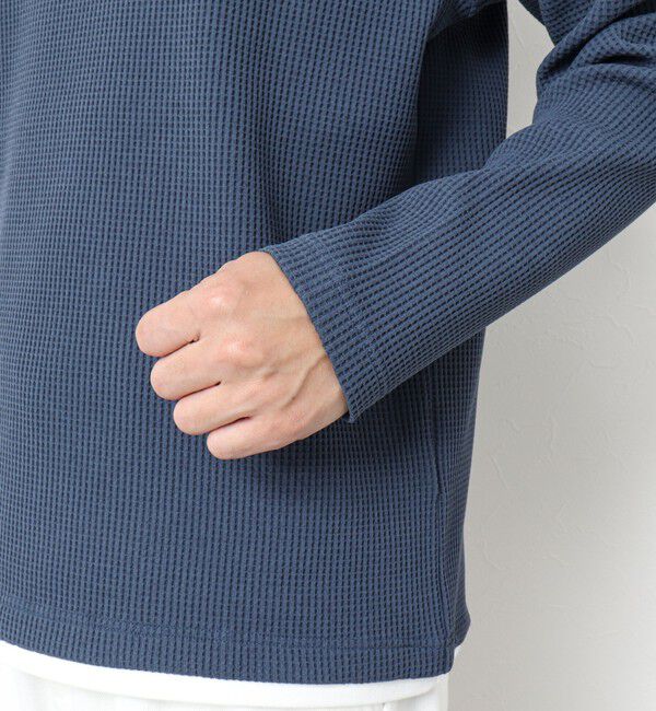 NOLLEY'S goodman「《吸水速乾》ワッフルダブルカラーLS TEE 25SS」|Tシャツ・カットソー|