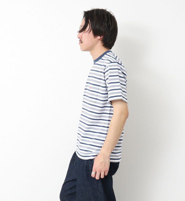 NOLLEY'S goodman「【DANTON/ダントン】C0198TCB STRIPE POCKET T-SHIRT」|Tシャツ・カットソー|
