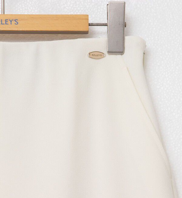 NOLLEY'S「《セットアップ対応》ウォッシャブルニットジョーゼットタイトミディスカート」|タイト|
