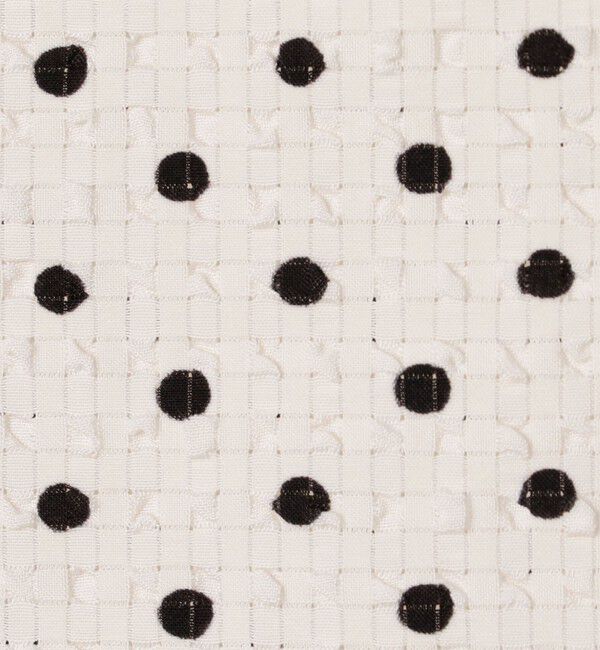 NOLLEY'S「【追加】サッカードットバックフリルブラウス」|シャツ・ブラウス|