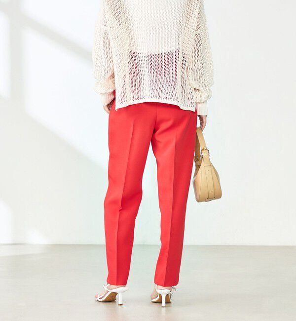 NOLLEY'S「ウォッシャブル防しわスパンツイルツータックテーパードパンツ」|その他|