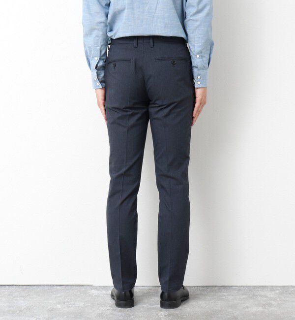 NOLLEY'S goodman「《ビジカジ対応》綿麻COOLMAX スリムフィットパンツ 25SS」|チノ|