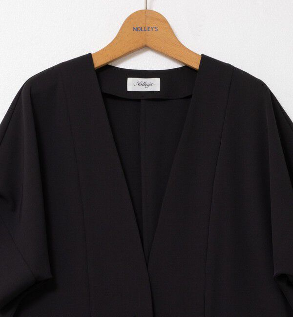 NOLLEY'S「《セットアップ対応》ウォッシャブルツイルフレンチジャケット」|ノーカラージャケット|
