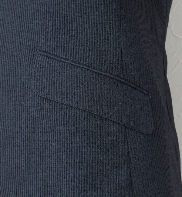 NOLLEY'S goodman「《ビジカジ/セットアップ対応》ドットサッカーストレッチジャケット 25SS」|テーラードジャケット|