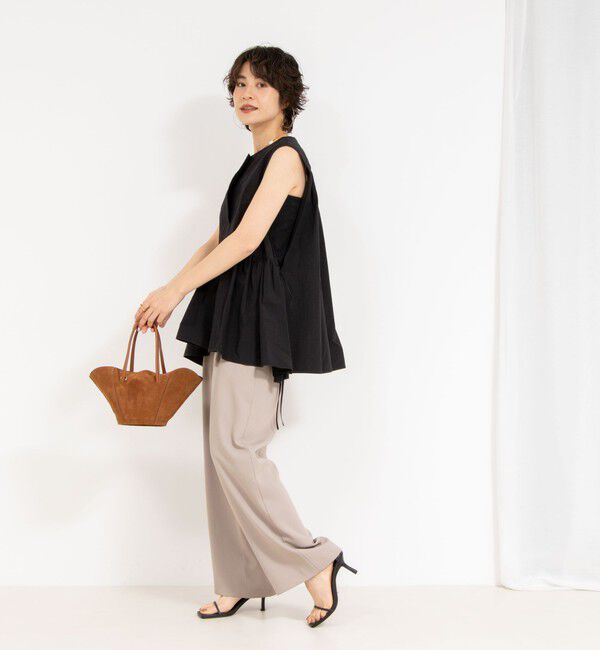 NOLLEY'S sophi「【PROTAGONISTA/プロタゴニスタ】Sleeveless Flare Tops」|シャツ・ブラウス|