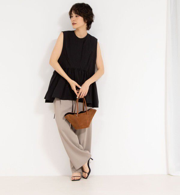 NOLLEY'S sophi「【PROTAGONISTA/プロタゴニスタ】Sleeveless Flare Tops」|シャツ・ブラウス|