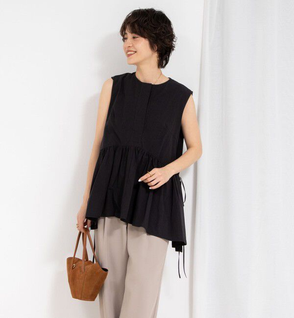 NOLLEY'S sophi「【PROTAGONISTA/プロタゴニスタ】Sleeveless Flare Tops」|シャツ・ブラウス|