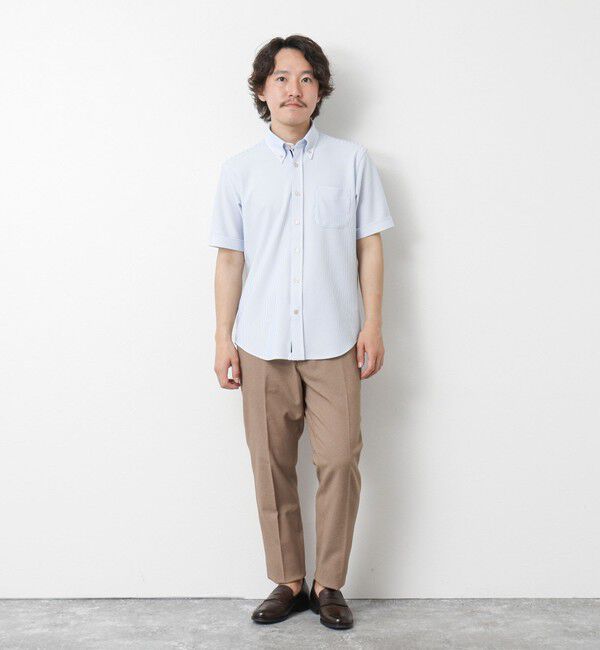 NOLLEY'S goodman「《ビジカジ対応》吸水速乾 360&deg;ストレッチ トリコットST テープBD 25SS」|シャツ・ブラウス|