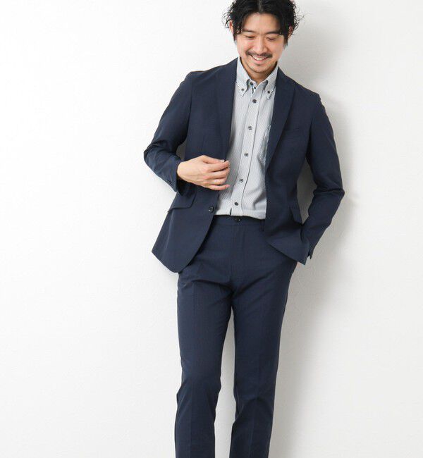 NOLLEY'S goodman「《ビジカジ対応》吸水速乾 360&deg;ストレッチ トリコットST テープBD 25SS」|シャツ・ブラウス|