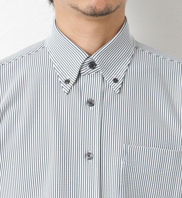 NOLLEY'S goodman「《ビジカジ対応》吸水速乾 360&deg;ストレッチ トリコットST テープBD 25SS」|シャツ・ブラウス|