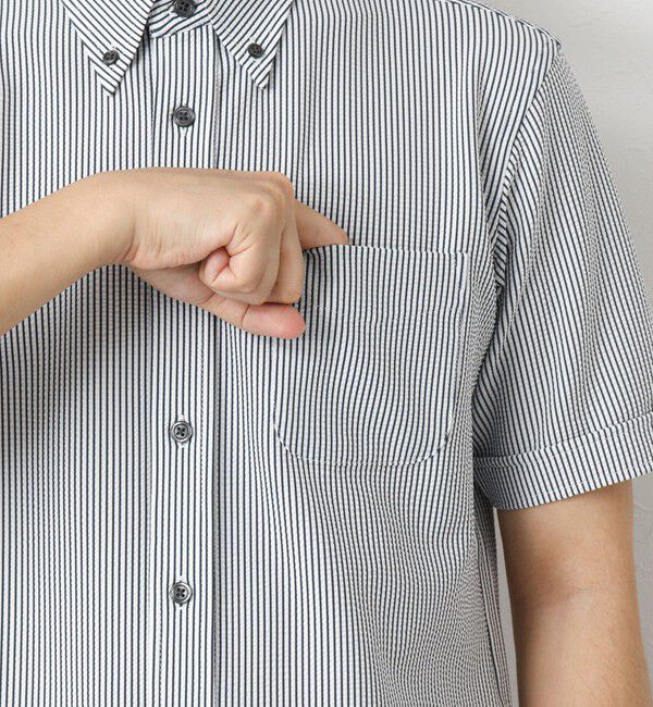 NOLLEY'S goodman「《ビジカジ対応》吸水速乾 360&deg;ストレッチ トリコットST テープBD 25SS」|シャツ・ブラウス|