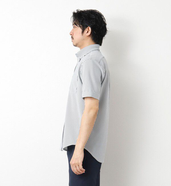 NOLLEY'S goodman「《ビジカジ対応》吸水速乾 360&deg;ストレッチ トリコットST テープBD 25SS」|シャツ・ブラウス|