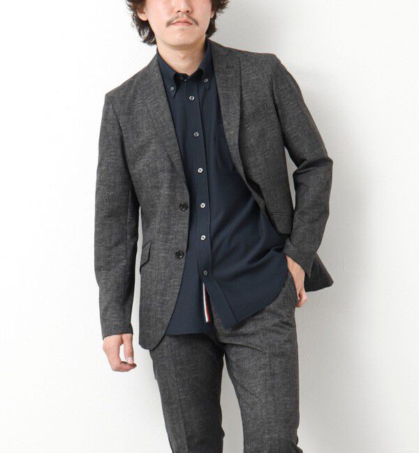 NOLLEY'S goodman「《ビジカジ対応》吸水速乾 360&deg;ストレッチ トリコットST テープBD 25SS」|シャツ・ブラウス|