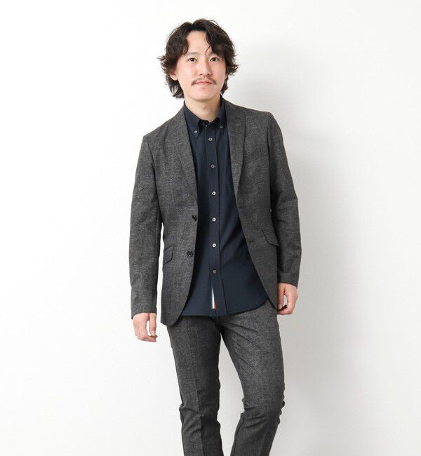 NOLLEY'S goodman「《ビジカジ対応》吸水速乾 360&deg;ストレッチ トリコットST テープBD 25SS」|シャツ・ブラウス|