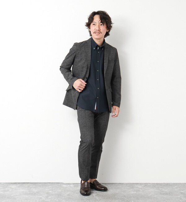 NOLLEY'S goodman「《ビジカジ対応》吸水速乾 360&deg;ストレッチ トリコットST テープBD 25SS」|シャツ・ブラウス|