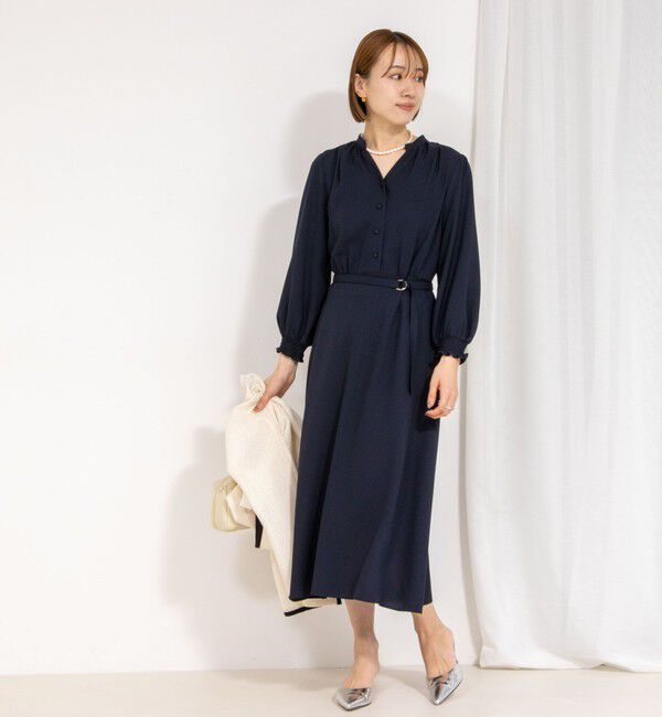 NOLLEY'S sophi「ウォッシャブルジョーゼットフレアワンピース」|ワンピース|