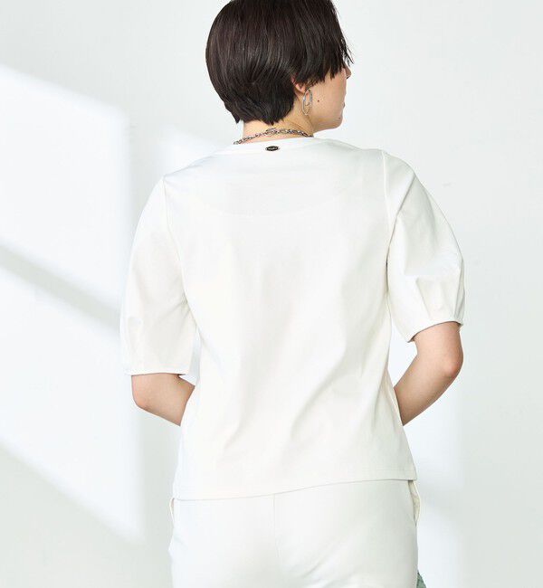 NOLLEY'S「高機能 LA＋スムース5分袖プルオーバーカットソー」|Tシャツ・カットソー|