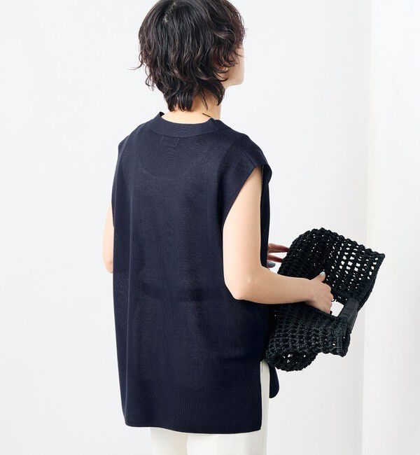 NOLLEY'S「《手洗い可能》ドライタッチ肩タックベスト」|ベスト・ジレ|