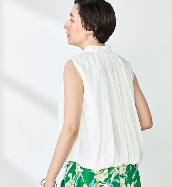 NOLLEY'S「《セットアップ対応》リンクルタイプライターバルーンブラウス」|シャツ・ブラウス|