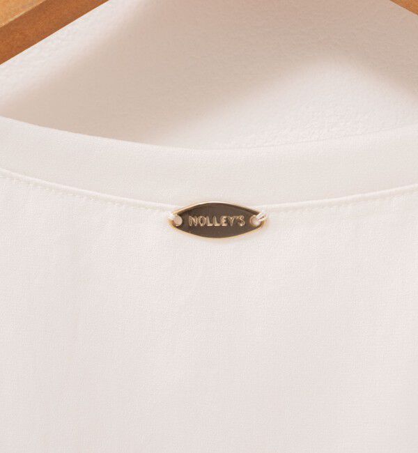 NOLLEY'S「【松葉☆別注アイテム】《セットアップ対応》エアリージョーゼットノースリーブブラウス」|シャツ・ブラウス|