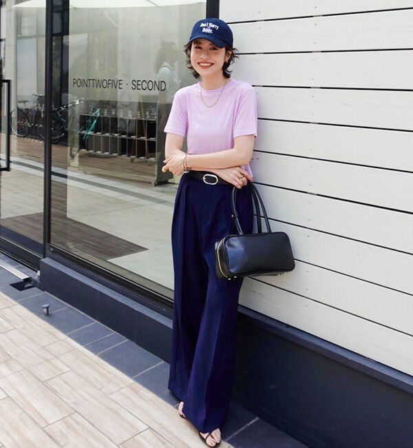 NOLLEY'S「【MAQWEL/マクウェル】ソフトタッチスラブショートT」|Tシャツ・カットソー|