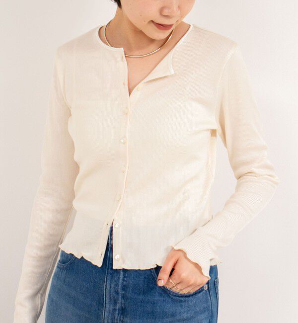 NOLLEY'S「《手洗い可能》テレコカーディガン」|カーディガン|キナリ
