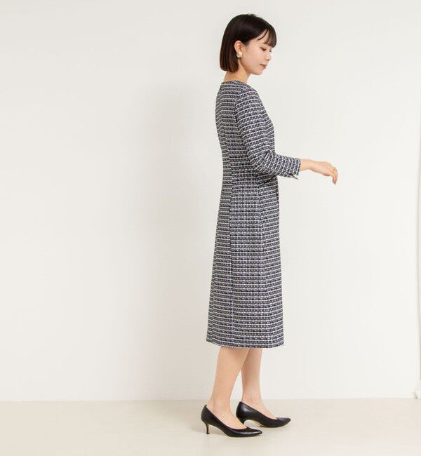 NOLLEY'S「ツイード見えワンピース」|ワンピース|