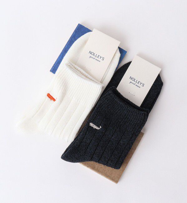 NOLLEY'S goodman「【OCTAVE OCTAVE/オクターブ オクターブ】別注クジラクォーターリブソックス」|ソックス|