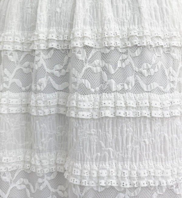 fredy emue「カットレースナロースカート」|タイト|