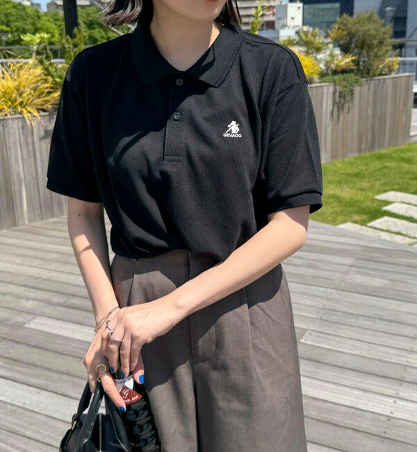 fredy emue「【GEVACO】ドライタッチショートスリーブポロシャツ」|ポロシャツ|ブラック
