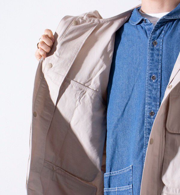 GLOSTER「【限定展開】【KELTY&times;GLOSTER】別注  ミリタリー ユーティリティ フィッシングジャケット」|ブルゾン・スタジャン|