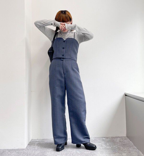 fredy emue「ヘリンボーンキャミビスチェ」|キャミソール|