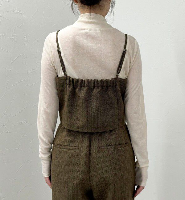 fredy emue「ヘリンボーンキャミビスチェ」|キャミソール|