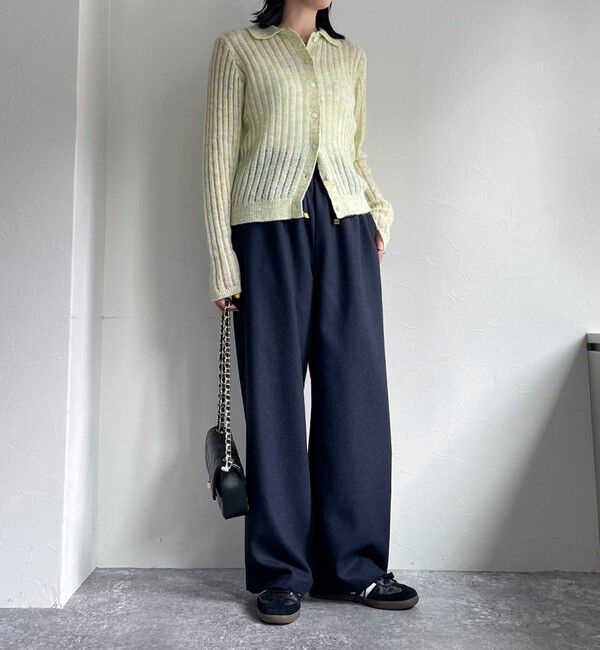 fredy emue「ウール混ウォッシャブルイージーパンツ」|チノ|