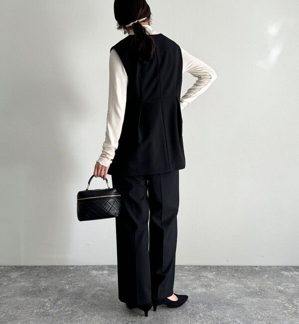 fredy emue「ダブルクロスタックスラックスパンツ」|スラックス|