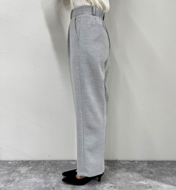 fredy emue「ダブルクロスタックスラックスパンツ」|スラックス|