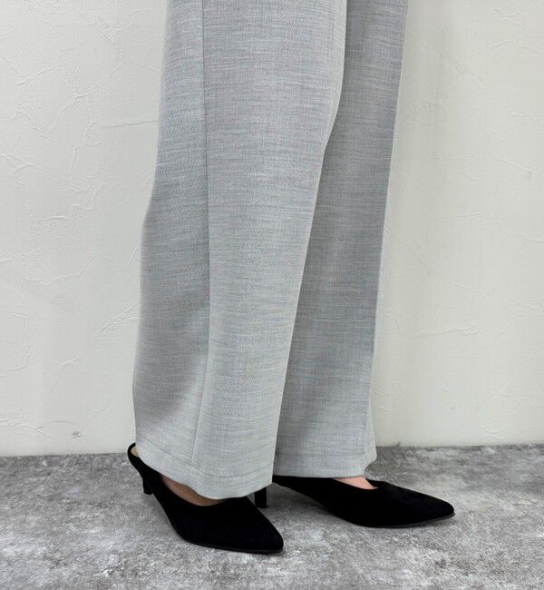 fredy emue「ダブルクロスタックスラックスパンツ」|スラックス|