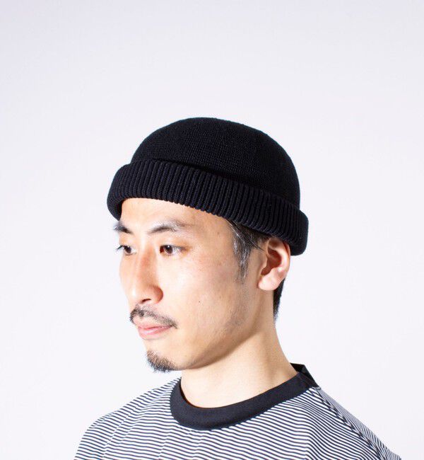 GLOSTER「【GLOSTER/グロスター】REFRESHING THERMO ROLL CAP フィッシャーマン」|キャップ・キャスケット|ブラック