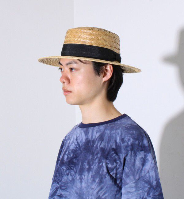 GLOSTER「【GLOSTER/グロスター】SWICH BOATHER HAT ハット 麦わら カンカン帽」|ハット|