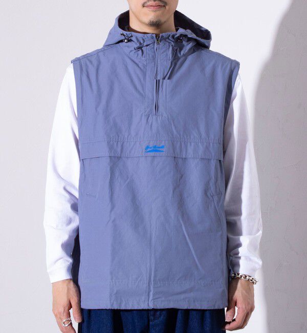 GLOSTER「【Jack Purcell/ジャックパーセル】コットンナイロン 2WAYアノラックパーカー」|ブルゾン・スタジャン|