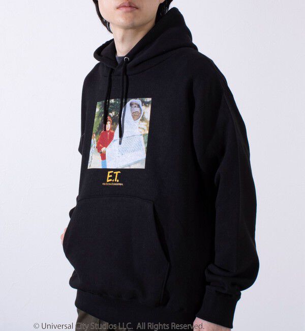 GLOSTER「【GLOSTER】&times;【E.T.】フォトプリント スウェット プルオーバーフーディ パーカー」|パーカー|