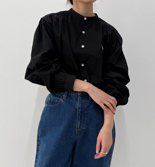 fredy emue「【GEVACO/ゲバコ】バンドカラーロングスリーブシャツ」|シャツ・ブラウス|