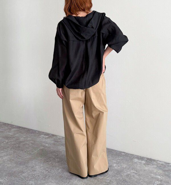 fredy emue「コットンナイロンストレッチセミワイドパンツ」|チノ|