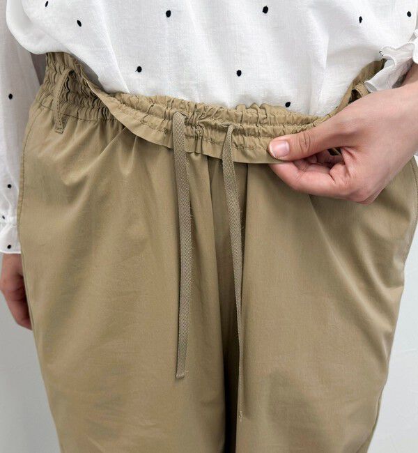 fredy emue「コットンナイロンストレッチセミワイドパンツ」|チノ|