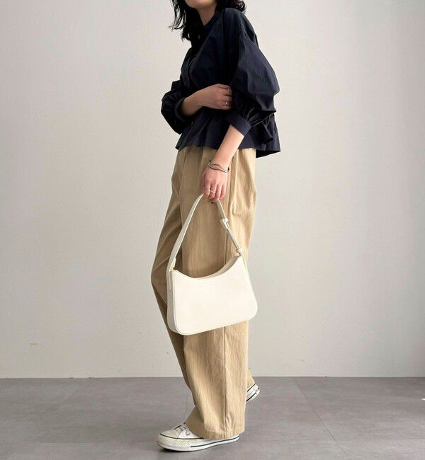 fredy emue「クロップドウエストギャザーブラウス」|シャツ・ブラウス|