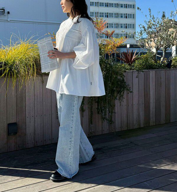 fredy emue「【GEVACO/ゲバコ】ピンタックボリュームスリーブブラウス」|シャツ・ブラウス|