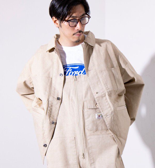 FREDY MAC「【FREDYMAC/フレディマック】ピグメントツイル カバーオール」|ブルゾン・スタジャン|