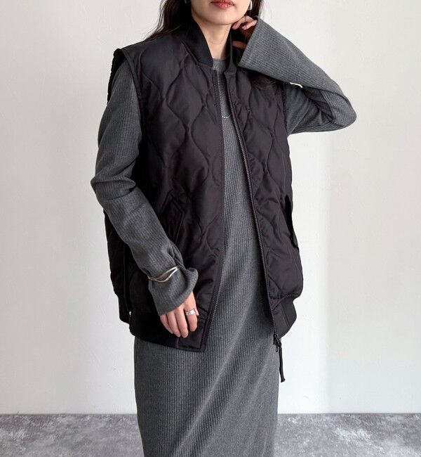 fredy emue「【TAION/タイオン】MILITARY MA-1 TYPE DOWN VEST」|ベスト・ジレ|