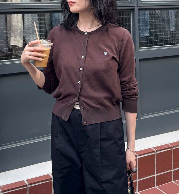 fredy emue「FR刺繍ベーシックサマーカーディガン」|カーディガン|