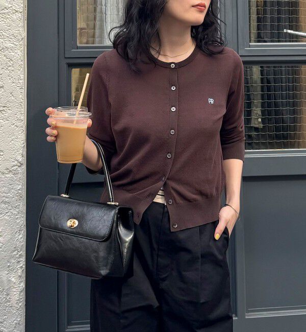 fredy emue「FR刺繍ベーシックサマーカーディガン」|カーディガン|